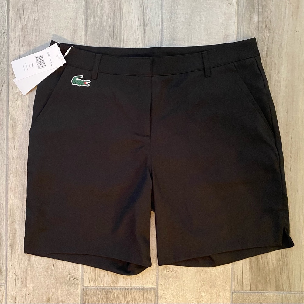 NWT Lacoste Sport Chino golf shorts